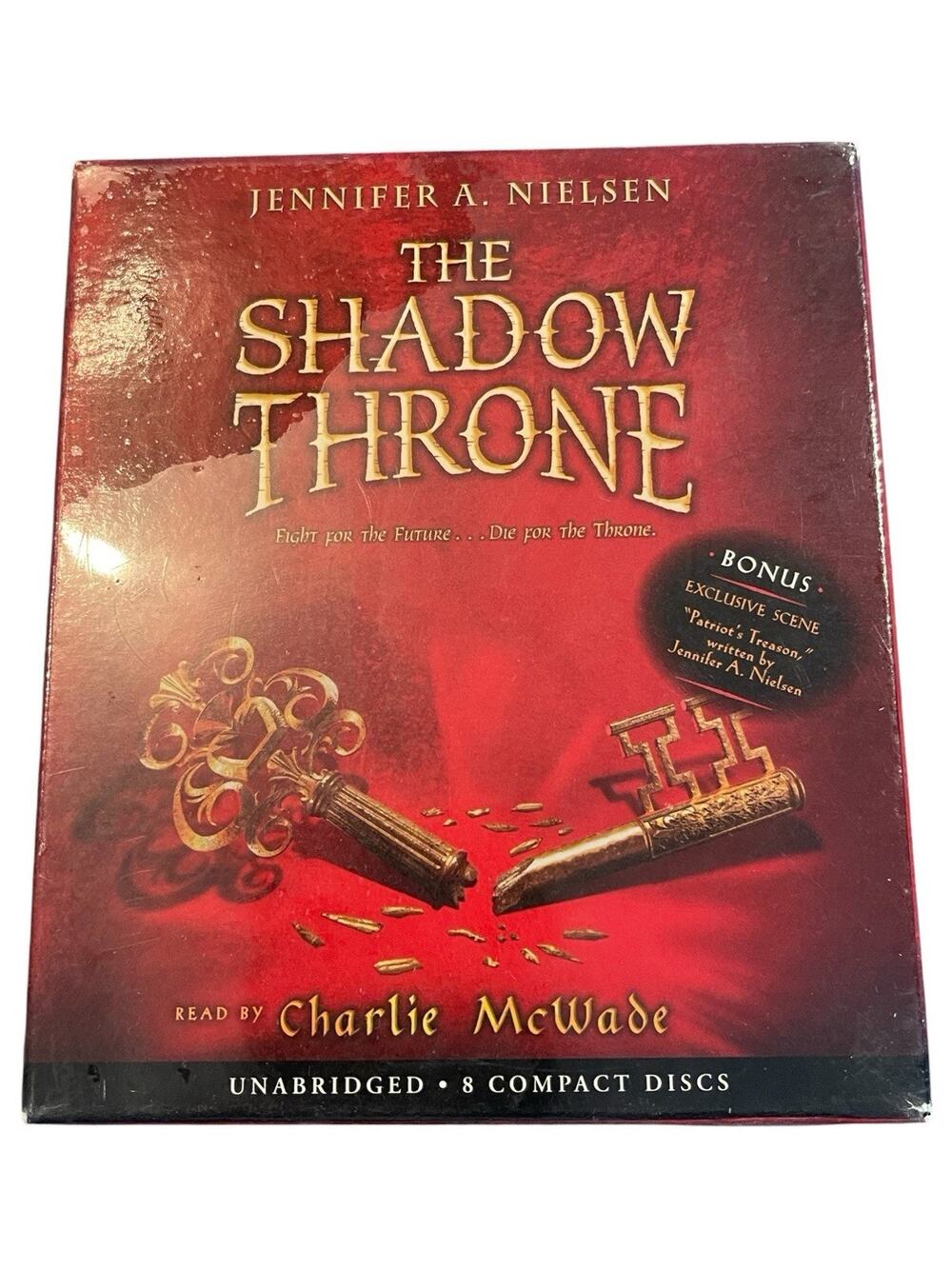 The Shadow Throne Audiobook CD Sealed Jennifer Nielsen Ascendance Book 3
